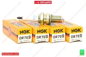 KIT 4 CANDELE NGK DR7ES HONDA CB 500 FOUR 500 1971 1972 1973 1974 1975 - Picture 1 of 1