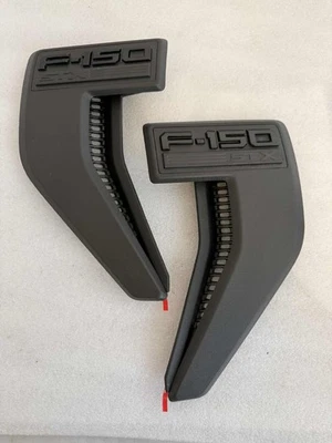 2021-2023 FORD F150 STX FENDER EMBLEM BADGE SET OEM * LH & RH * FULL BLACK - Image 1 of 4