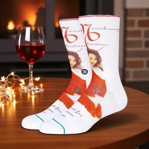 STANCE MARIAH CAREY MAKE MY WISH COME TRUE WEIHNACHTSSOCKEN FÜR HERREN LARGE NEU MIT ETIKETT - Bild 1 von 7