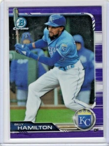 2019 Bowman Chrome Purple #41 Billy Hamilton 125/250 - Picture 1 of 2