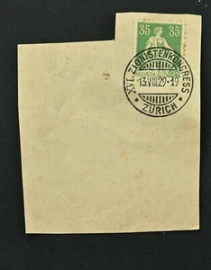 Switzerland the 16th Zionist Congress 1929 Zurich FD Stamp 160322 - Picture 1 of 2