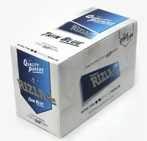 Rizla Ultra Thin Blue 100 Regular Booklets - Picture 1 of 1