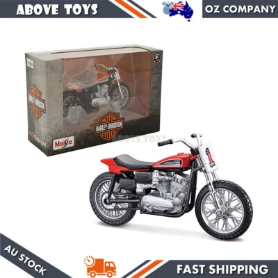 Maisto 1:18 Scale Harley Davidson XR750 #1 Diecast Racing Motorcycle Model Toy - Image 1 of 4