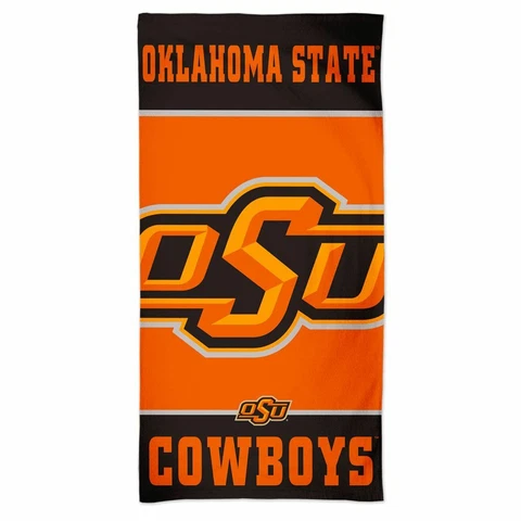 OKLAHOMA STATE COWBOYS 30"X60" SPECTRA BEACH TOWEL NEW WINCRAFT 🤠 Cover