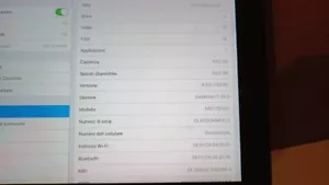 ipad modello mc775FD/a 64GB nero Usato, ottimo stato IOS 9.3.5 - Foto 1 di 2