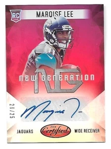 MARQISE LEE 2014 Certified New Generation Rookie RC Autograph Mirror Red auto/25 - Picture 1 of 2