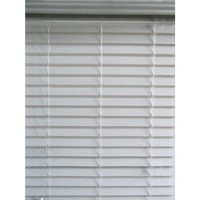 Bali 2.5 in. Premium Faux Wood Blinds White 7035 91 W x 45 L inches No