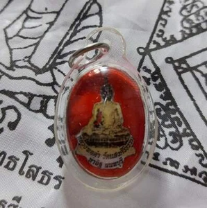 Thailändisches Buddha Amulett Phra LP Dum Wat Sangsiritum mächtiger Anhänger. - Bild 1 von 2