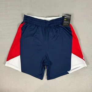 Pantalones cortos de baloncesto Nike Rival Dri-FIT 9"" CV1923 azul/rojo/blanco talla grande para hombre - Imagen 1 de 9