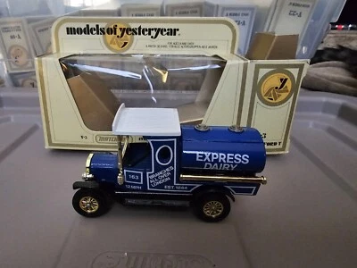 Matchbox Models Of Yesteryear Y-3 - 1912 Ford Model T Express Dairy Tanker Truck - Image 1 of 4