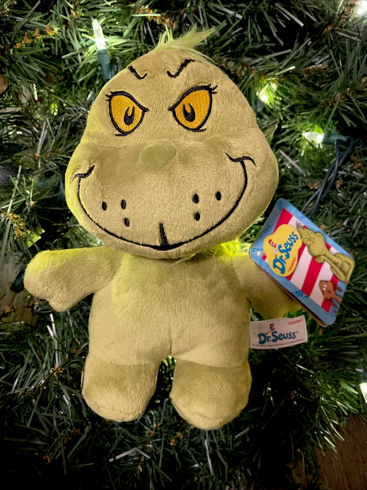 Peluche Grinch Dood 2025 8,5" con licencia Dr. Seuss Mr. Grinch peluche nuevo Foto 1 de 1