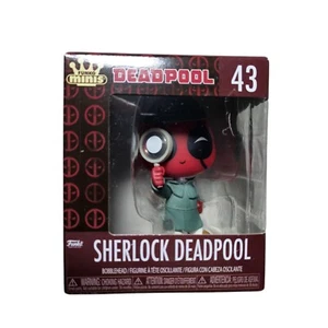 Funko Minis #43 SHERLOCK DEADPOOL Bobble-Head NEW IN BOX - Picture 1 of 3