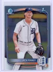 2025 Bowman Jack Penney #BCP-60 1st Bowman Chrome Detroit Tigers - Picture 1 of 2