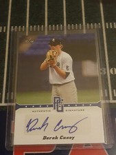 2013 Leaf Perfect Game Showcase Auto Blue 15/25 Derek Casey #A-DC2 Auto