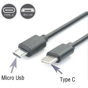 Type C (USB-C) to Micro USB Male Sync Charge OTG CHARGER Cable Cord Adapter ol - Picture 1 of 7