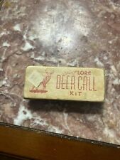 Vintage Sport Lore Deer Call Kit  w/Original Box & Instructions