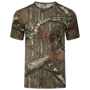 BOYS CAMUFLAGE JUNGLE PRINT KIDS REAL TREE MILITARY ARMY COMBAT HUNTING T SHIRT - Picture 1 of 2