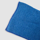 Plaid de canapé en laine bouillie 150 x 170 coloris bleu uni