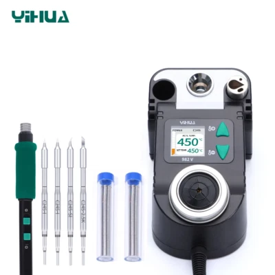 YIHUA 982-V 60W Digital Soldering Station C210/C245 Tips Welding Tool ESD Safe - Image 1 of 4