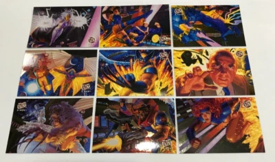 1994 Fleer Ultra X-Men Trading Card Portrait Chase Card Complete 9-Card Set (9) - Image 1 of 4