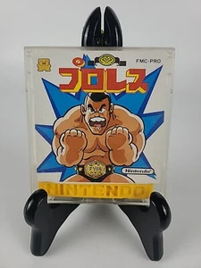 Sistema de disco de lucha libre profesional Nintendo Famicom importación de Japón vendedor de EE. UU. raro en muy buena condición - Imagen 1 de 5
