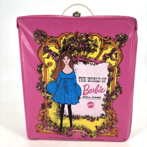 Estuche Muñeca Barbie Mattel 1968 Vintage The World Of Barbie Nº 1002 Rosa ¡BONITO! - Imagen 1 de 14