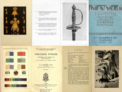 Jewelry Gold Silver Diamonds Precious Gem Stones - 197 Old Rare Books on DVD - image 1 of 4