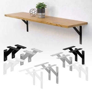 2/4/6/8 Soporte de estante de aluminio para balda/repisa de pared color a elegir - Imagen 1 de 13