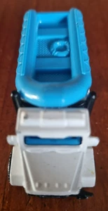 MATCHBOX Rapids Rescue White Vehicle .Blue Raft  MB909 2016 Heroic Rescue - Picture 1 of 5