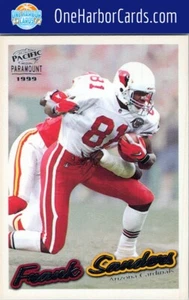 Pacific Paramount Arizona Cardinals 1999 #8 Frank Sanders - Imagen 1 de 2