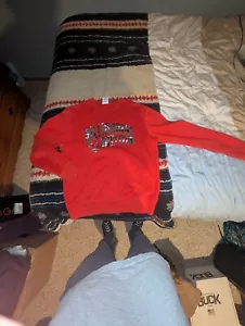 Billionaire Boys Club Crewneck Sweater red/orange size L - Picture 1 of 1