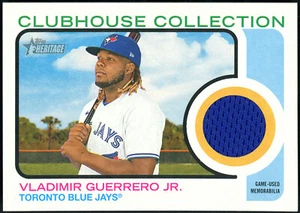 2022 Topps Heritage - Vladimir Guerrero Jr. - Clubhouse Collection Relic #CC-VG - Picture 1 of 2