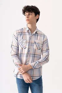 Camicia casual slim fit a quadri di Monark&Co - Foto 1 di 4