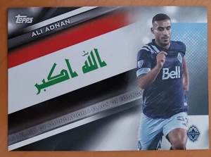 2021  TOPPS MLS SOCCER  FLAGS OF FOUNDATION FF-12 ALI ADNAN WHITE CUPS - Picture 1 of 2