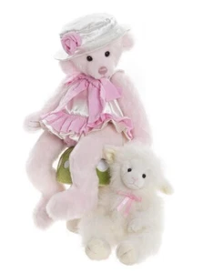 Charlie Bears - Mary & Baabahrah | Peluche orsacchiotto e agnello 2020 - da collezione - Foto 1 di 4