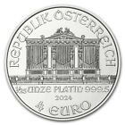 2024 Österreich 1/25 Unzen Platin Philharmonie BU