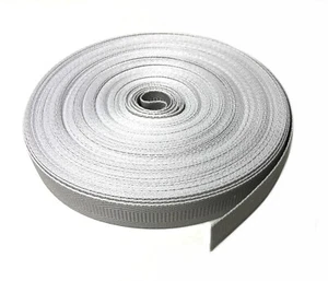 Rolladen Gurt 22 mm Gurtband Elektrische Gurtwickler 0,9 mm dick, grau HART - Picture 1 of 1