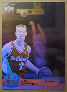 1992-93 Upper Deck Detlef Schrempf #AW4 Award Winner Holograms Indiana Pacers - Picture 1 of 3