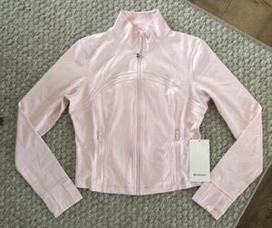 NEW LULULEMON Define Cropped Jacket Nulu Jacket Size 12 Strawberry Milkshake - Picture 1 of 4