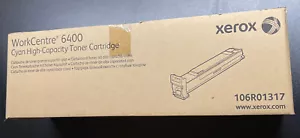 Genuine Xerox WorkCentre 6400 Cyan High Capacity Toner Cartridge 106R01317 - Picture 1 of 9