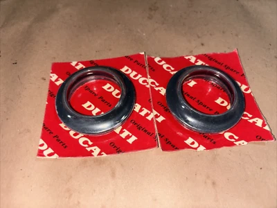 SELLOS HORQUILLA DUCATI SUPERSPORT 900 MONSTER 900 750 AÑOS 90 NUEVOS OEM Foto 1 de 4