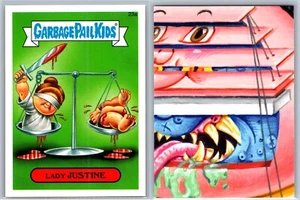 2015 Topps Garbage Pail Kids GPK Series 1 Card Lady JUSTINE 23a - Picture 1 of 1