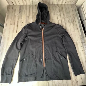 DONDUP Cotton Hooded Jacket Blue Made In Italy Sz XXL - Picture 1 of 14