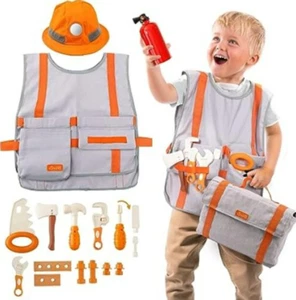 Kids Toy Tool Kit Construction Building House Work Tool Toys - Picture 1 of 6