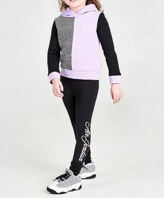 Jordan Bebé Niña Boss Negro Multi Sudadera con Capucha y Leggings Conjunto (15B039-023) Talla 18M Foto 1 de 4