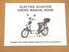Manual Owner User origine for Scooter Chinese ZWD306 Opportunity
