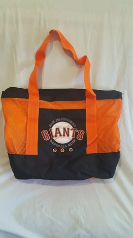 2010 SAN FRANCISCO GIANTS CARRY ALL BAG BLACK AND ORANGE BAG, PURSE, BACK PACK Cover