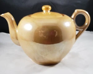 Tetera de una sola porción de luster de oro japonés - Imagen 1 de 5