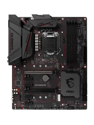 MSI Z270 GAMING M3 Motherboard LGA 1151 6 7Th Intel Z270 DDR4 ATX Tested - Image 1 of 4