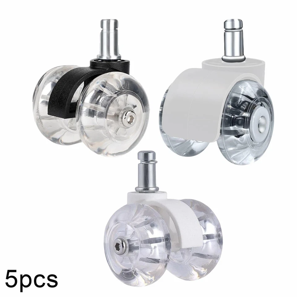 Roulettes de Chaise de Bureau Robustes 5 Pièces Pivotantes à 360° pour - Bild 1 von 1